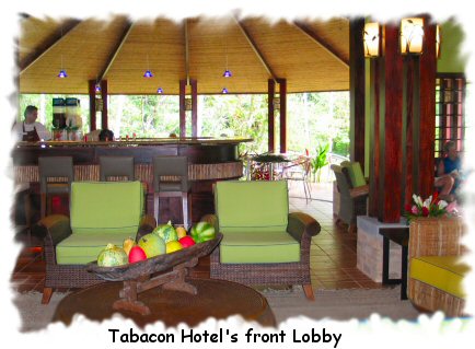 Tabacon front lobby