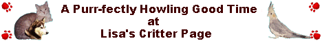 Lisa's Critter's Banner