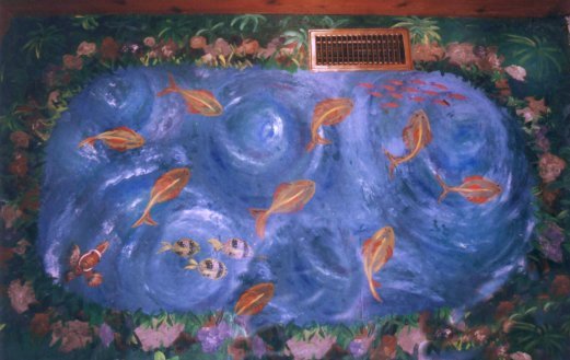 fish pond floor