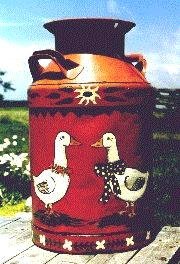 Milk can ducks