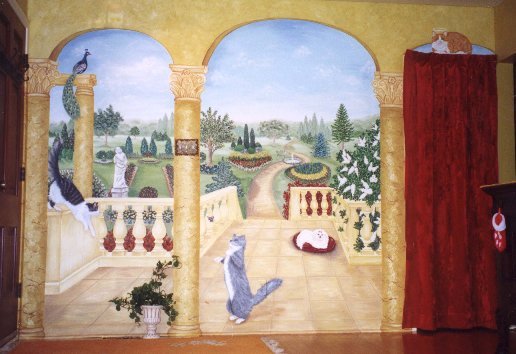 Livingroom mural
