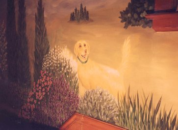 mural dog